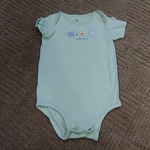 Carters "adorable" green onesie